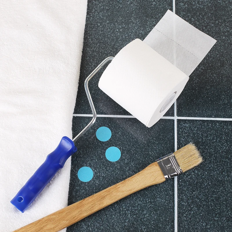 Toilettenpapier-Halter Malerrolle in Blau