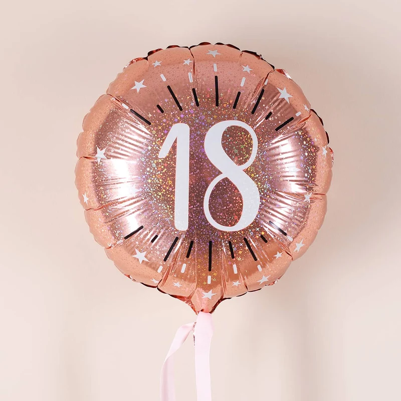 Folienballon Rosé zum Geburtstag