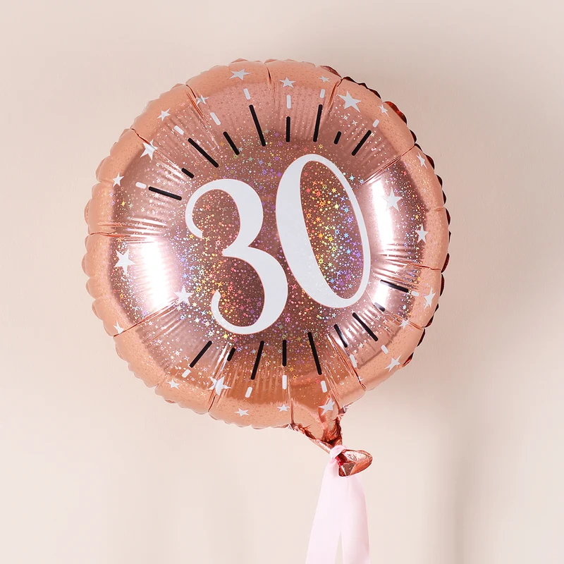 Folienballon Rosé zum Geburtstag
