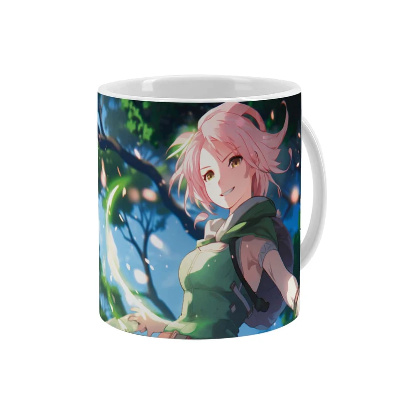 Persönliche Anime-Tasse mit Lieblingsfigur und Wunschname