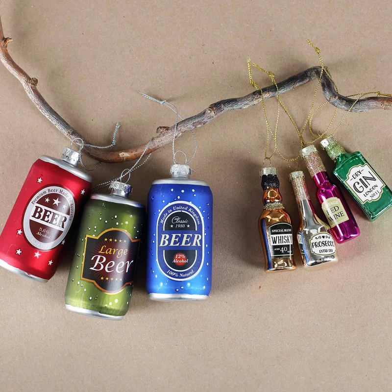Lustiger Weihnachtsbaumschmuck - Drinks