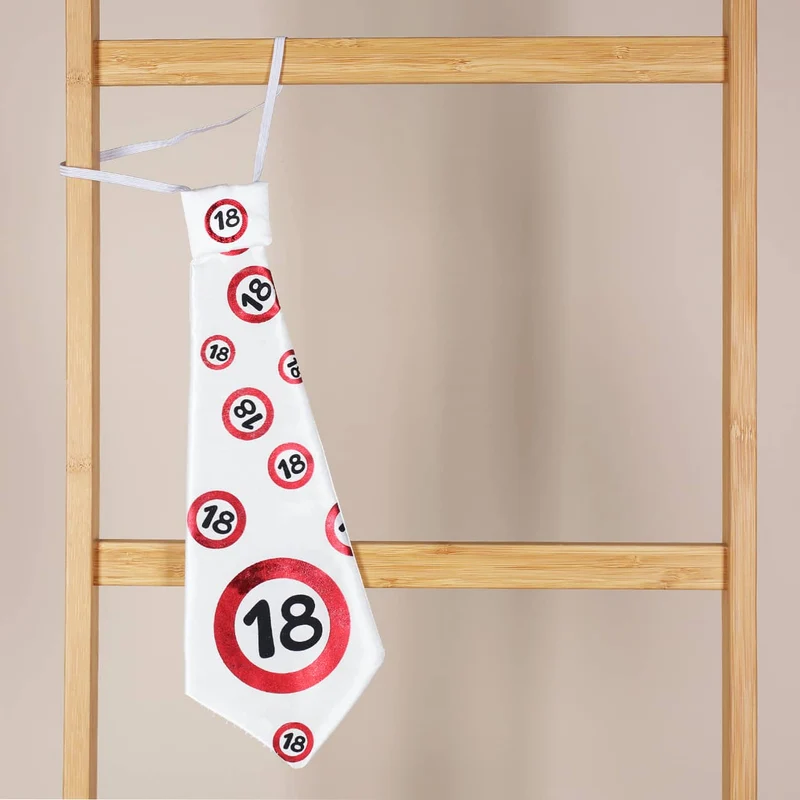 Krawatte Verkehrszeichen zum runden Geburtstag