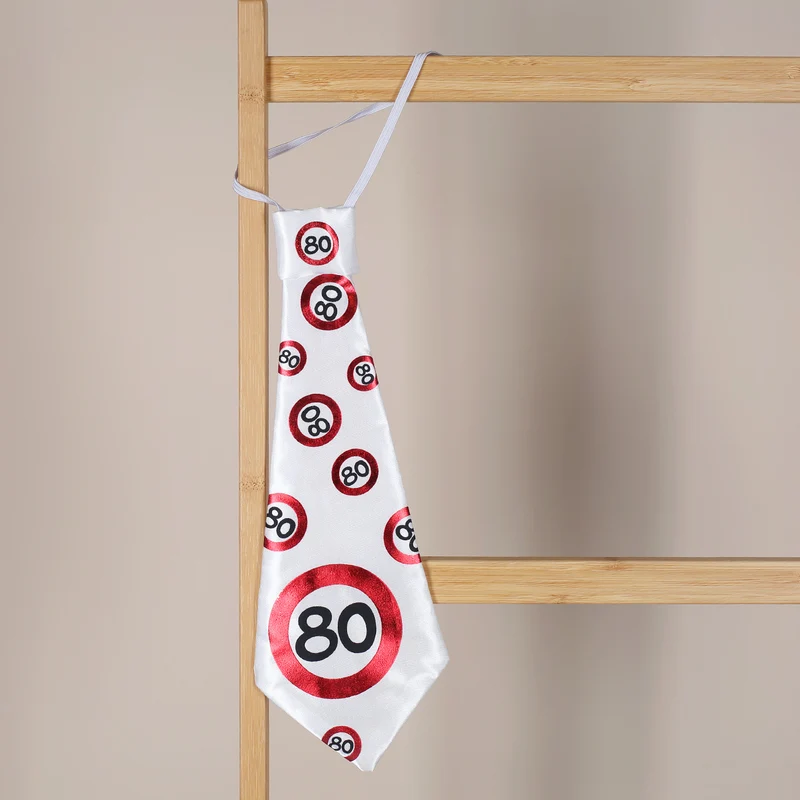 Krawatte Verkehrszeichen zum runden Geburtstag