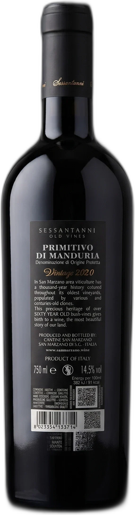 Sessantanni Primitivo di Manduria DOC