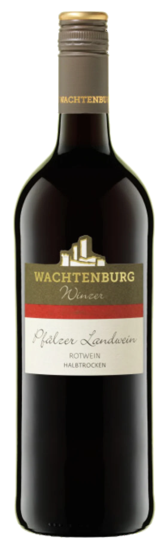 Wachtenburg Pfälzer Landwein Rot 1,0L halbtrocken