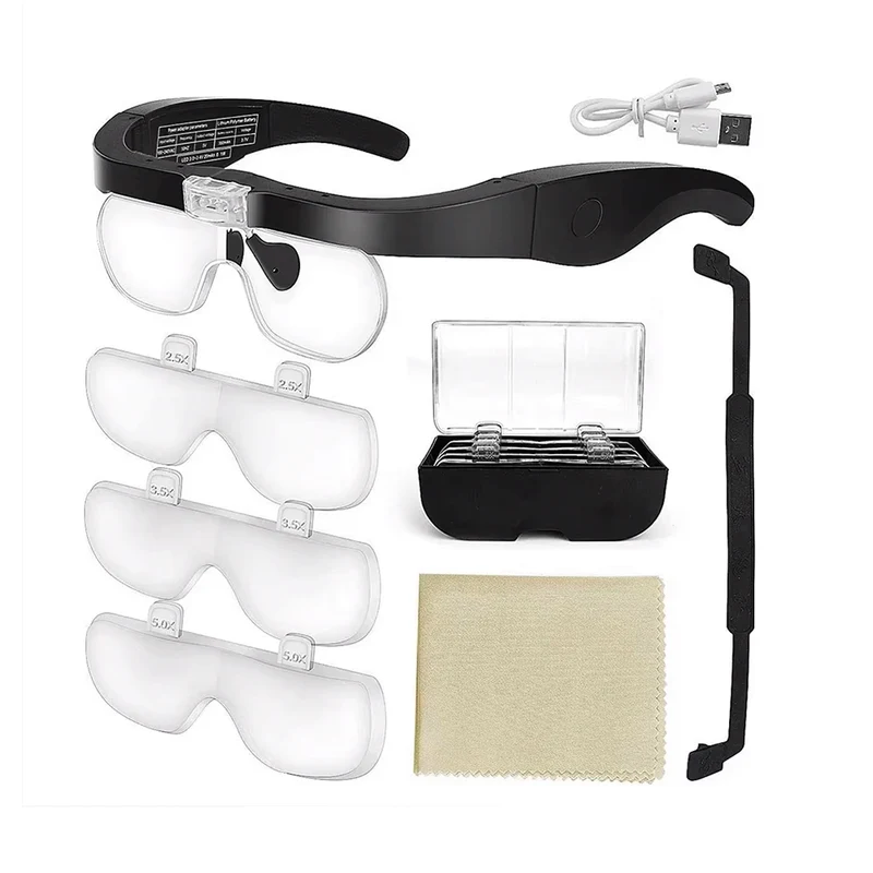 Magnifying Glasses with LED Lights