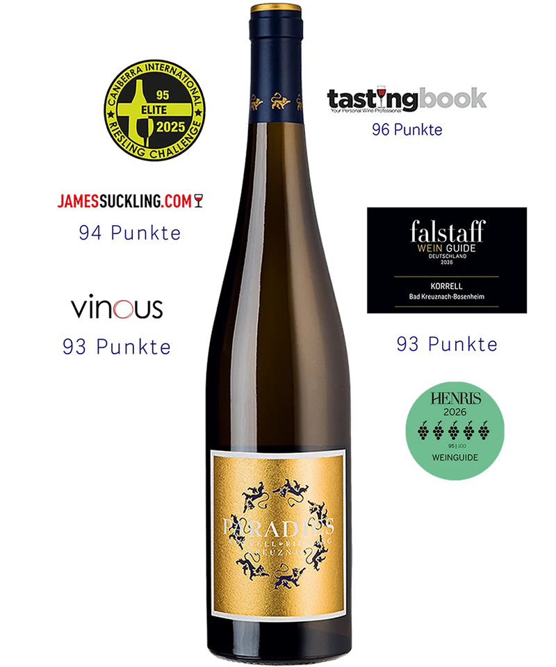 GRATIS GESCHENK AB 500€: KREUZNACHER PARADIES RIESLING TROCKEN