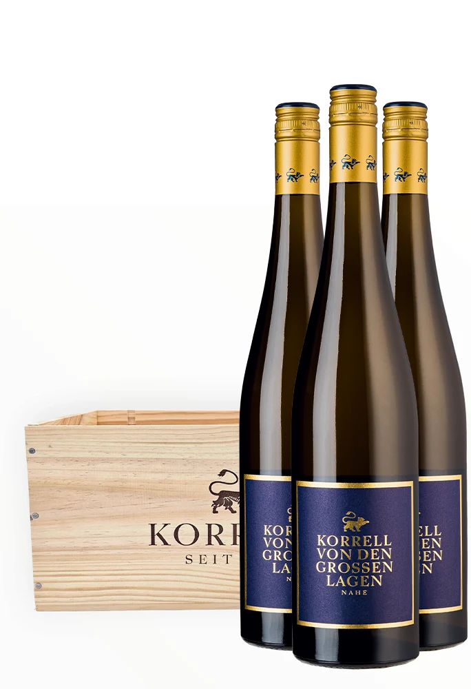 3er Von den großen Lagen in der original Holzkiste
