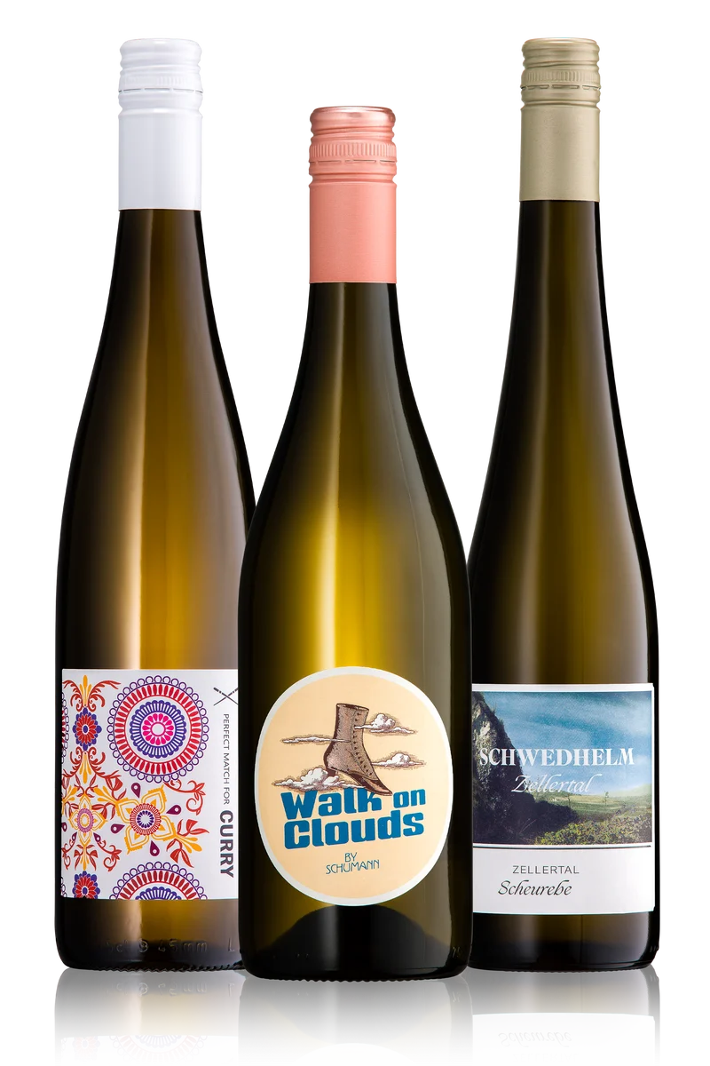 Weintrio zu Curry