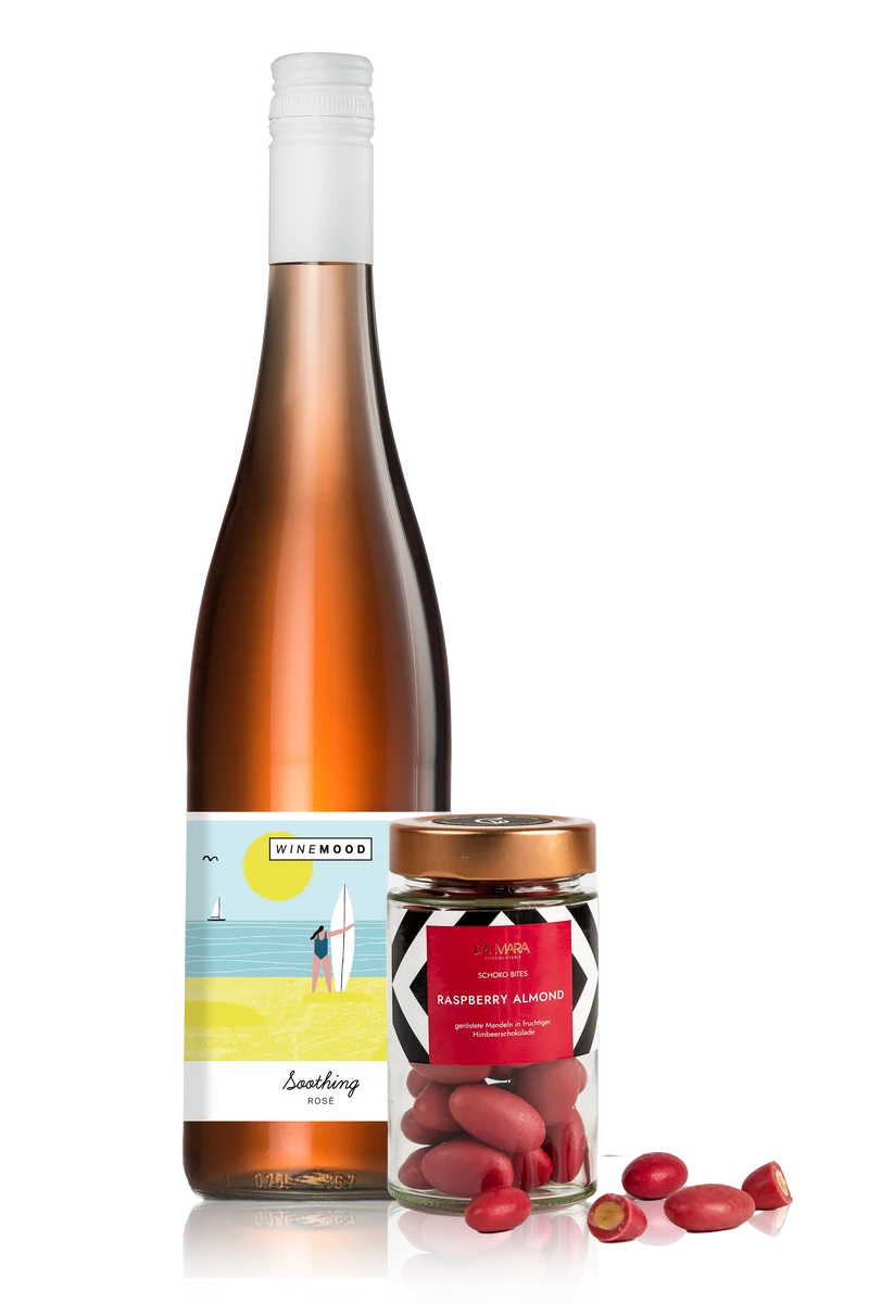 SchokoBites und Vino: Raspberry Almond