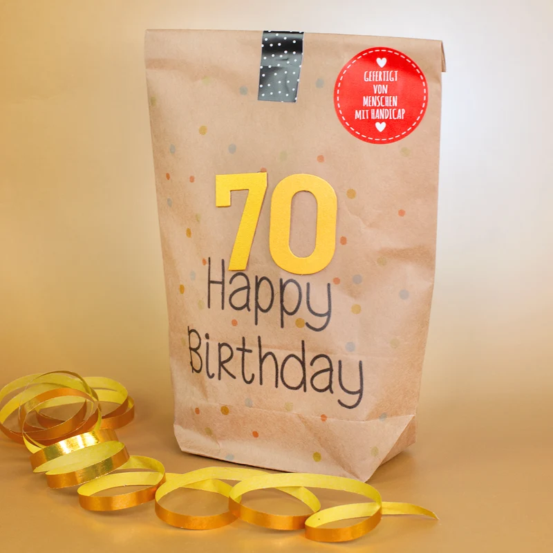 Wundertüte zum 70. Geburtstag