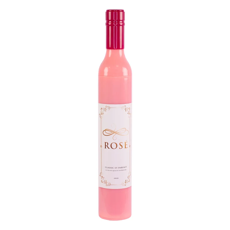 Taschen Regenschirm als Weinflasche Rosé