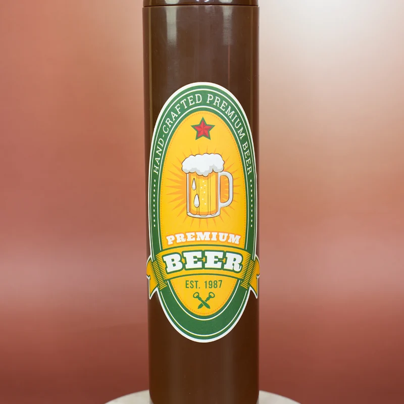 Taschen Regenschirm als Bierflasche