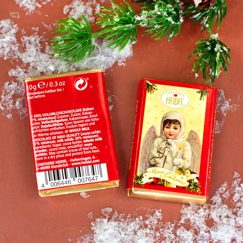 Schokoladenbuch Weihnachts-Nostalgie aus Metall