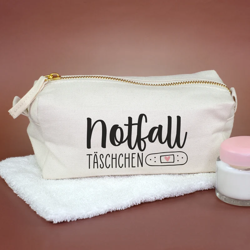 Notfalltäschchen & Medikamententasche als Reise Geschenk in 2 Größen | Beautycase und Kosmetiktasche