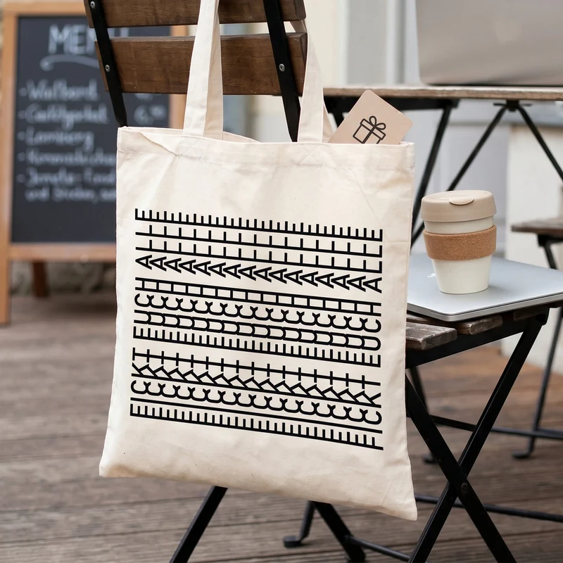 Einkaufstasche 'F*ckt euch alle' als lustiges Geschenk | Baumwoll Beutel mit versteckter Botschaft