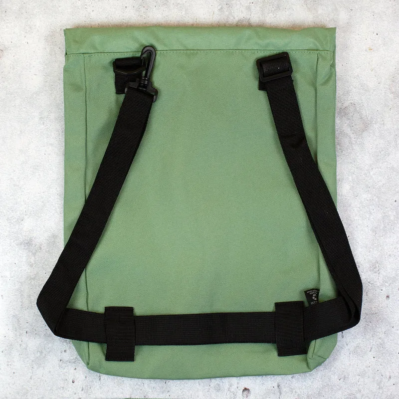 2-in-1 Rucksack & Tasche personalisiert mit Wunschtext und Wellenmotiv für Strand, Wandern & Urlaub