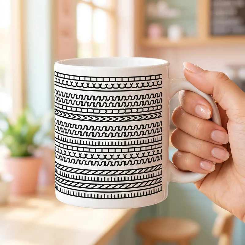 Tasse 'Einen Scheiss muss ich' | Kaffeetasse mit versteckter Botschaft als lustiges Geschenk