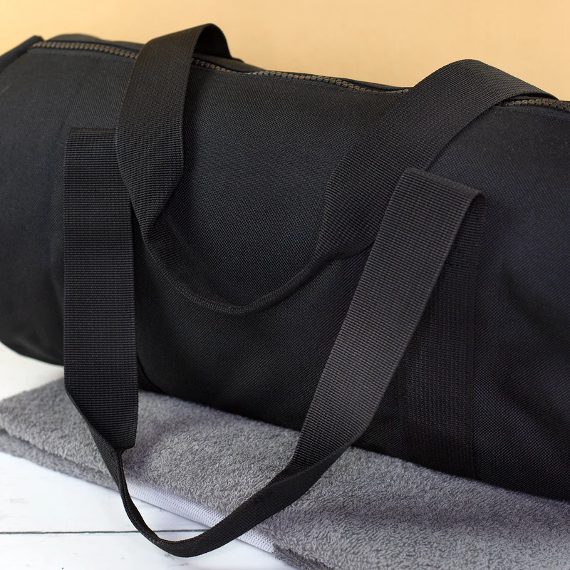 Sporttasche personalisiert mit Name & Wunschtext | Reisetasche & Duffle Bag als Geschenk in 2 Größen