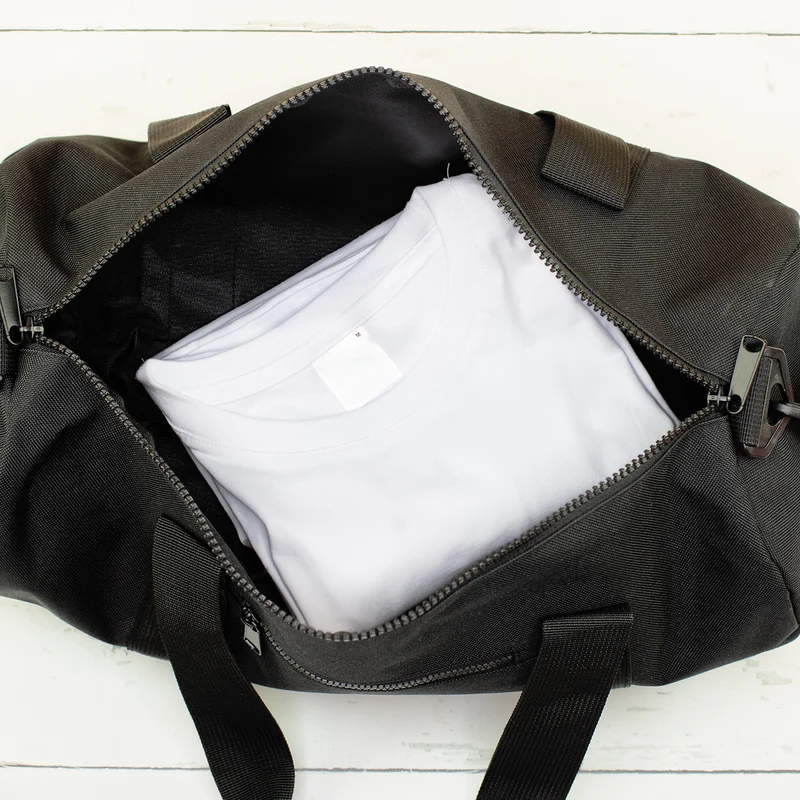 Sporttasche personalisiert mit Name & Wunschtext | Reisetasche & Duffle Bag als Geschenk in 2 Größen