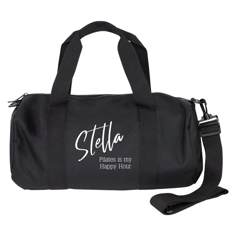 Sporttasche personalisiert mit Name & Wunschtext | Reisetasche & Duffle Bag als Geschenk in 2 Größen
