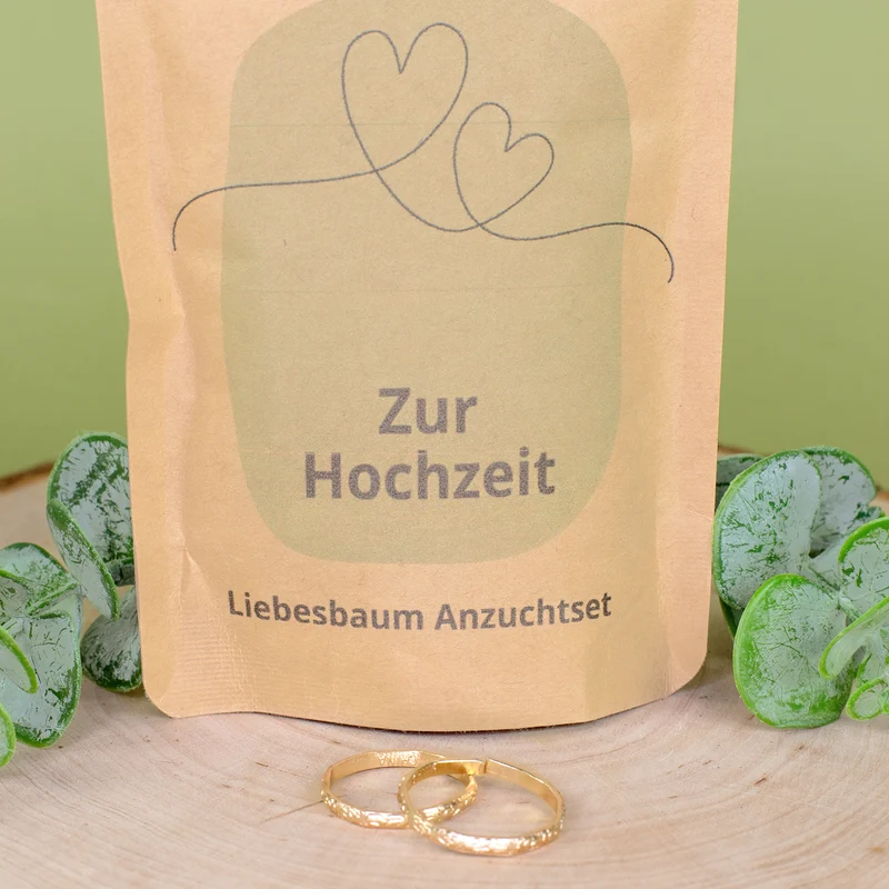 Anzuchtset - zur Hochzeit | pflanzfertiges Hochzeitsgeschenk