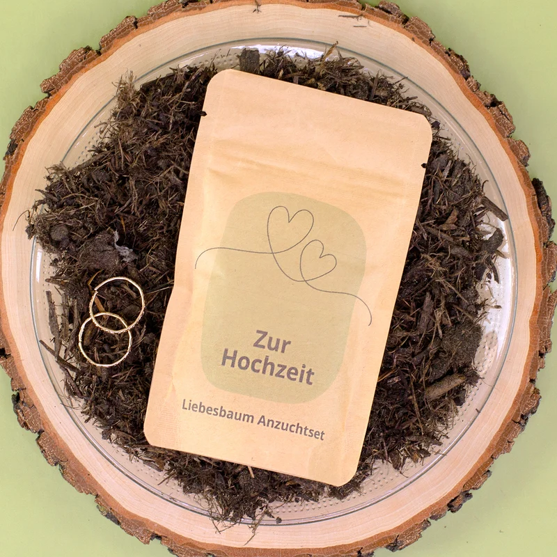 Anzuchtset - zur Hochzeit | pflanzfertiges Hochzeitsgeschenk