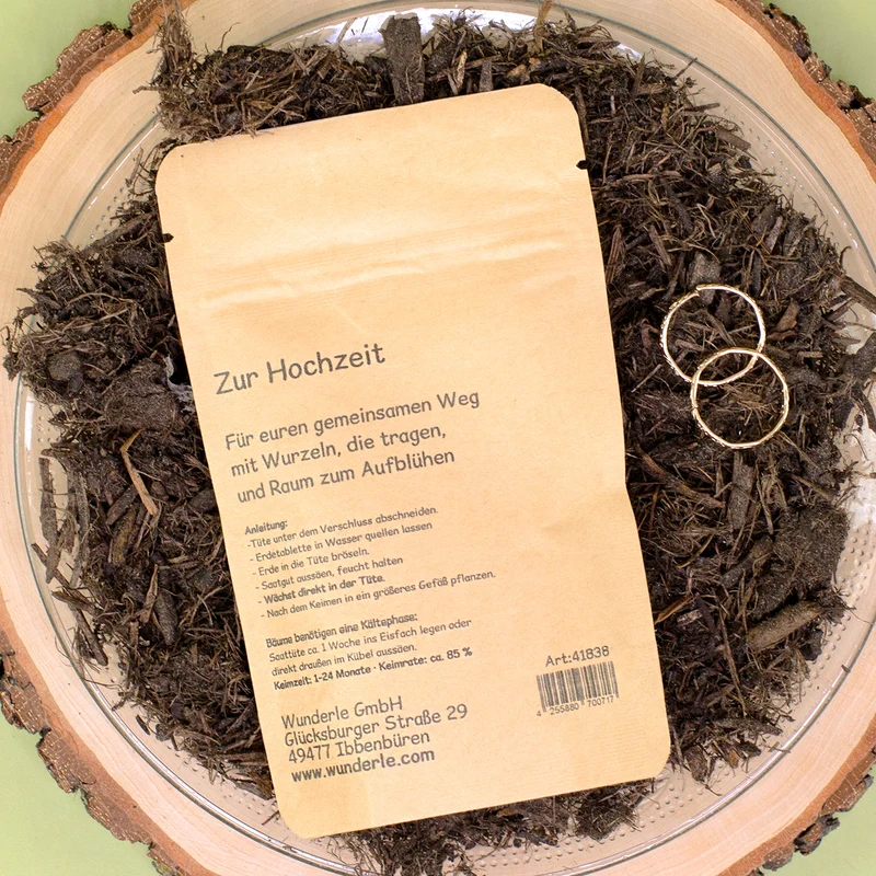 Anzuchtset - zur Hochzeit | pflanzfertiges Hochzeitsgeschenk