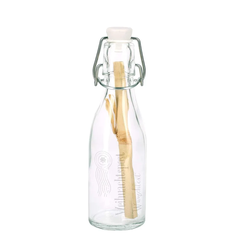 Kleine Weihnachtspost aus der Flasche