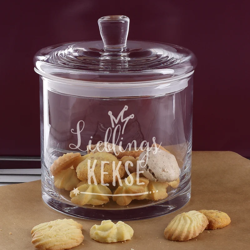 Lieblings... Glasdose von Leonardo mit Wunschgravur