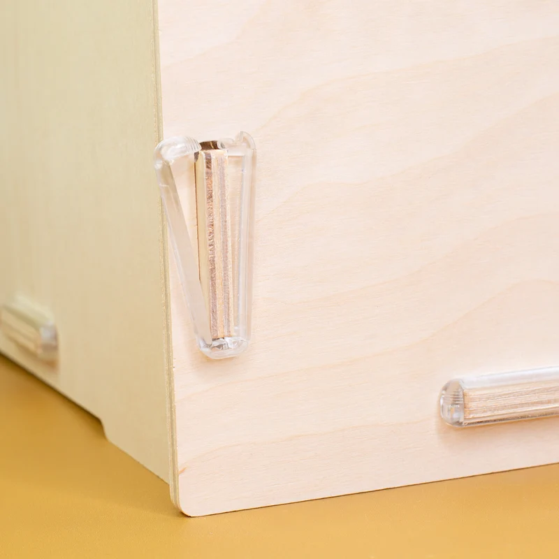 Personalisierbare Spielzeugkiste aus Holz mit Deckel | clipfritz® Aufbewahrungsbox stapelbar