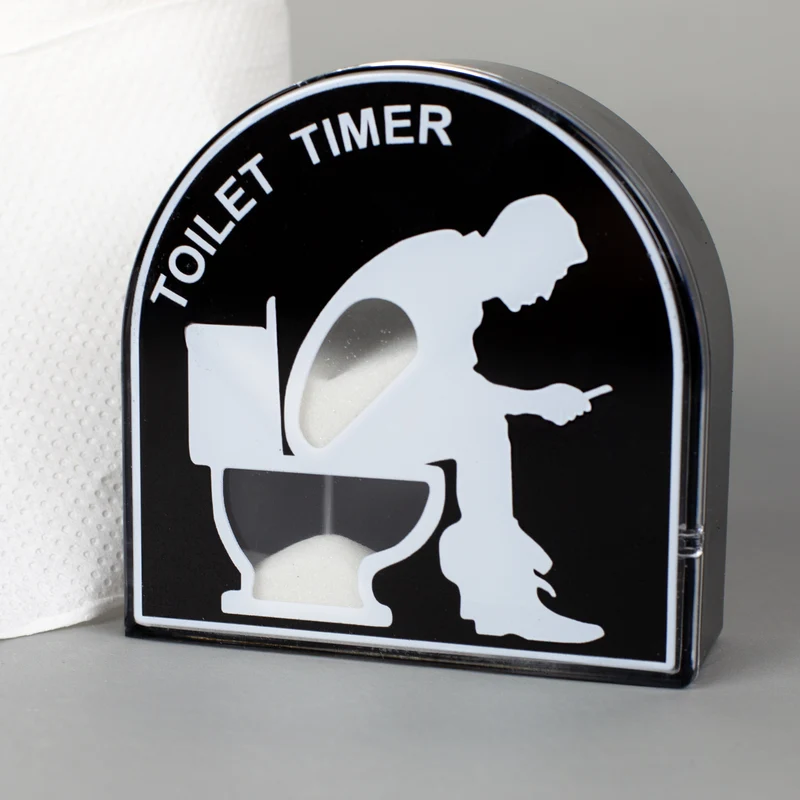 Lustige Sanduhr als Toiletten-Timer - 5 Minuten