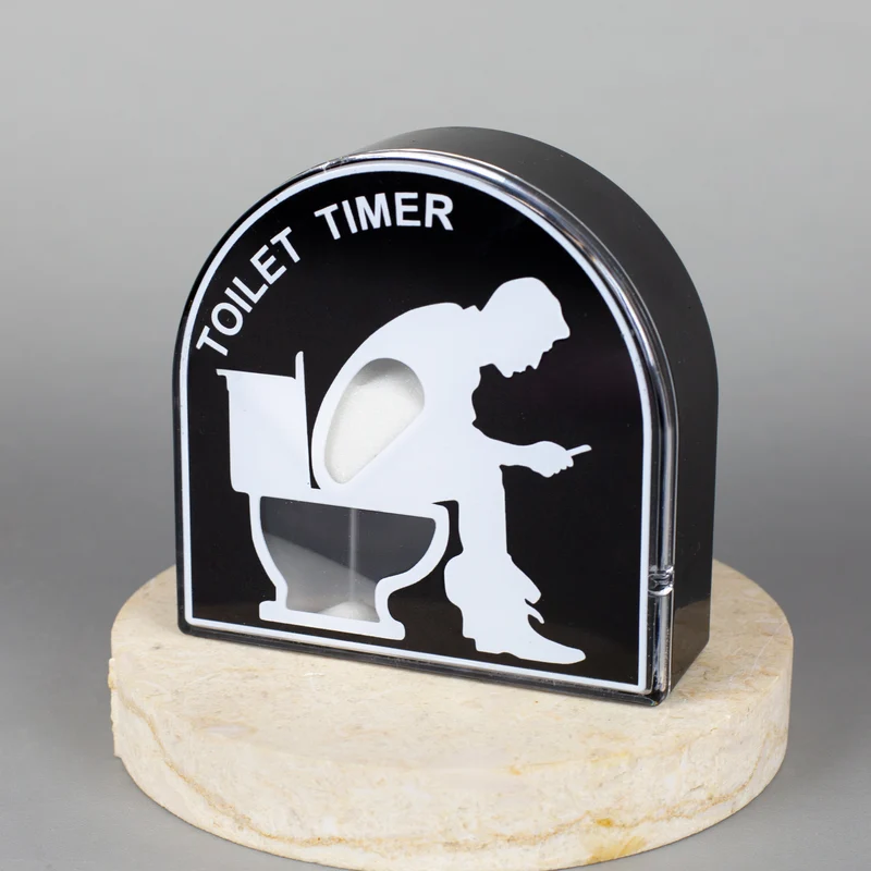 Lustige Sanduhr als Toiletten-Timer - 5 Minuten