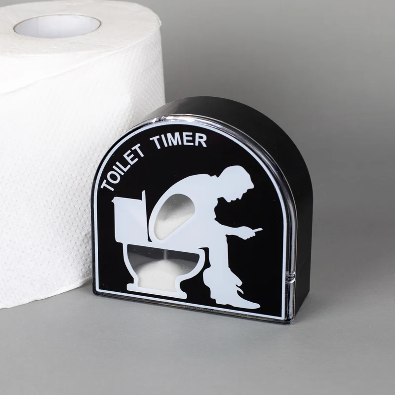 Lustige Sanduhr als Toiletten-Timer - 5 Minuten
