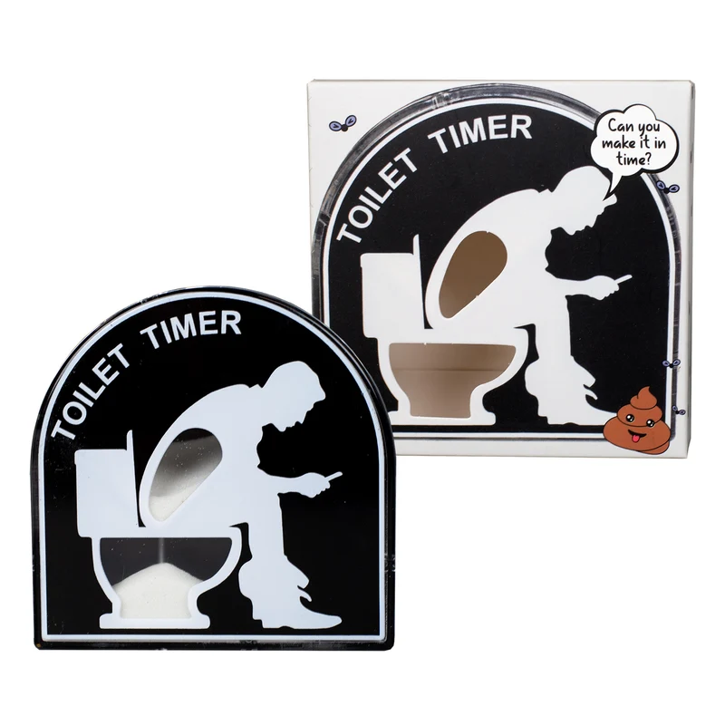 Lustige Sanduhr als Toiletten-Timer - 5 Minuten