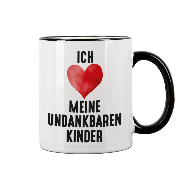 Lustige Tasse 'Ich liebe meine undankbaren Kinder' | Geschenk für Eltern zum Muttertag & Vatertag