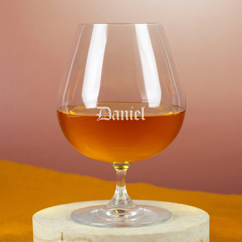 Leonardo Cognacschwenker mit klassischer Gravur des Namens | Personalisiertes Geschenk für Genießer