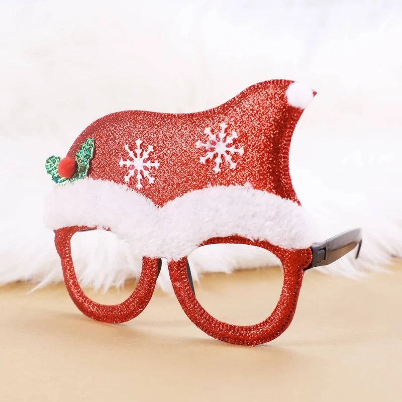 Spaß-Brille im weihnachtlichen Design