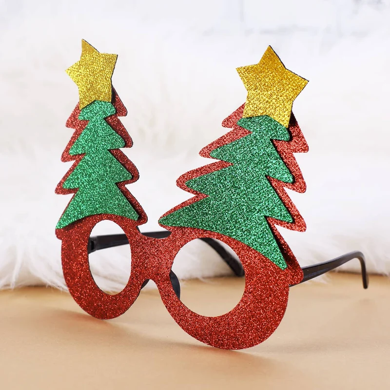 Spaß-Brille im weihnachtlichen Design
