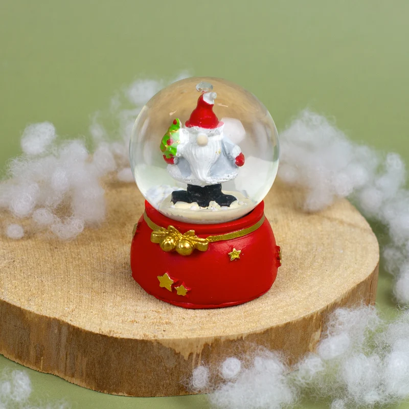 Mini Schneekugel mit Wichtel in 4 Varianten | Wichtelgeschenk