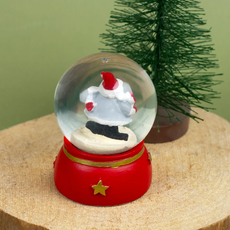 Mini Schneekugel mit Wichtel in 4 Varianten | Wichtelgeschenk