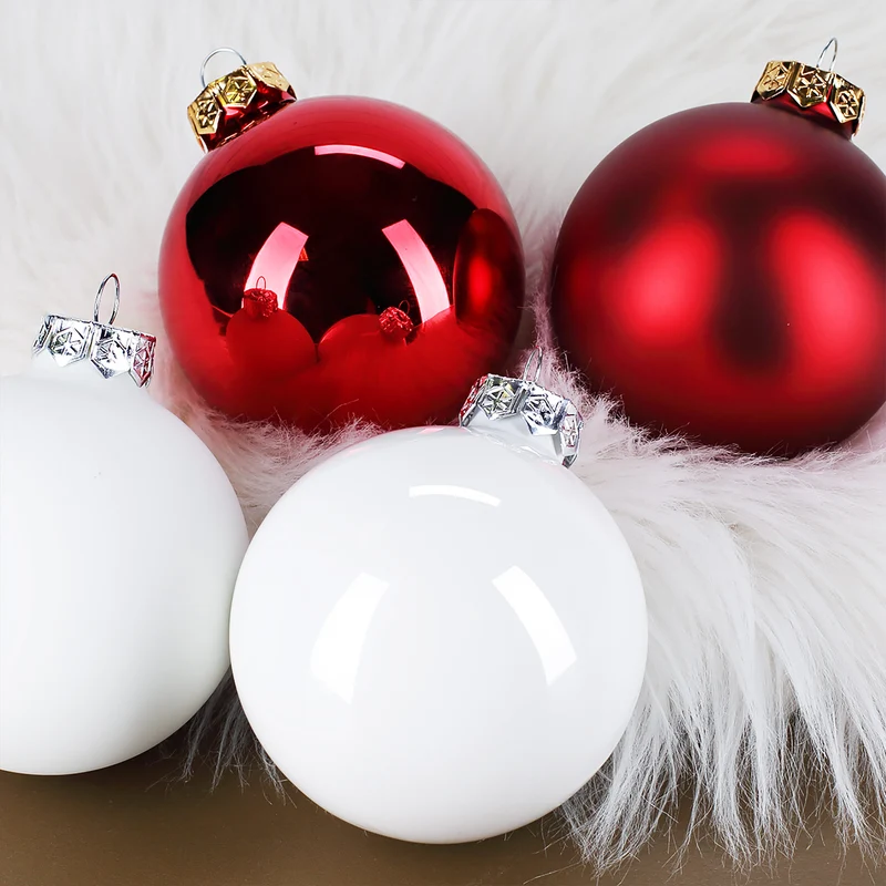 Personalisierte Weihnachtskugeln mit Name | Weihnachtsbaumkugeln & Christbaumkugeln mit Farbauswahl