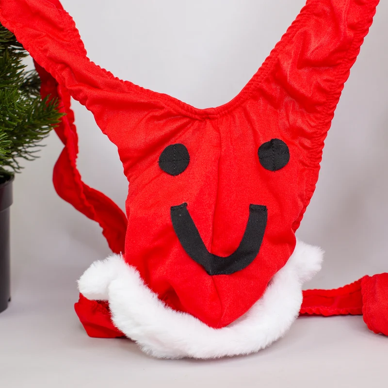 Mankini zu Weihnachten | Herrenbadeanzug in 2 Varianten