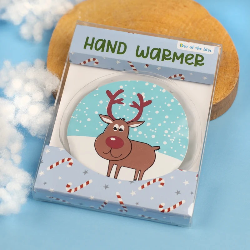 Handwärmer mit Weihnachtsmotiven | Rund