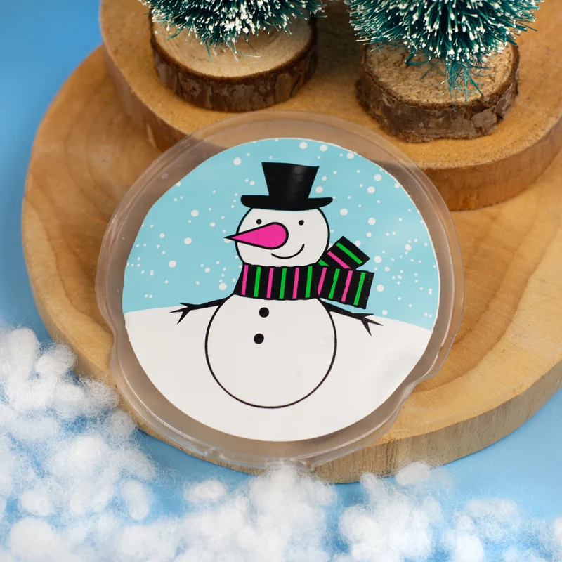 Handwärmer mit Weihnachtsmotiven | Rund