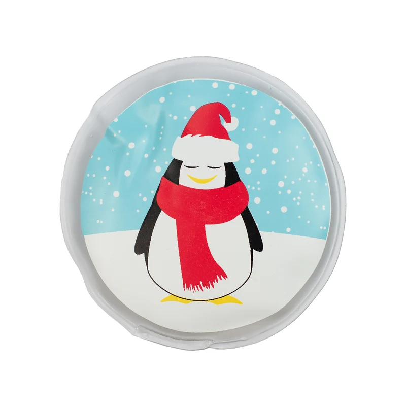 Handwärmer mit Weihnachtsmotiven | Rund