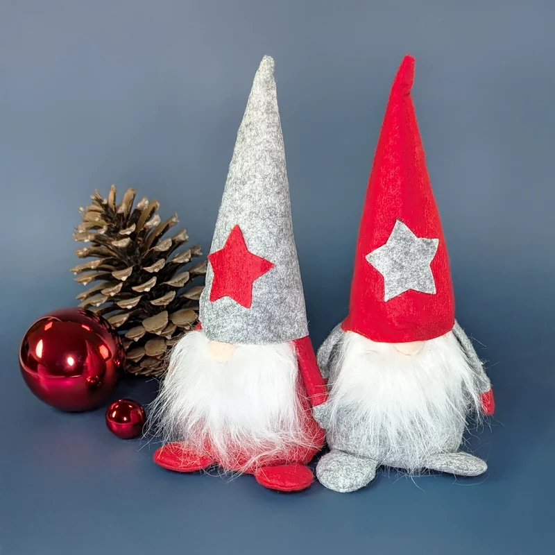Weihnachtswichtel aus Filz | Weihnachtsdekoration