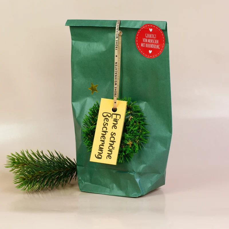 Wundertüte - Eine schöne Bescherung - kleine handgefertigte Überraschung für Weihnachten und Advent