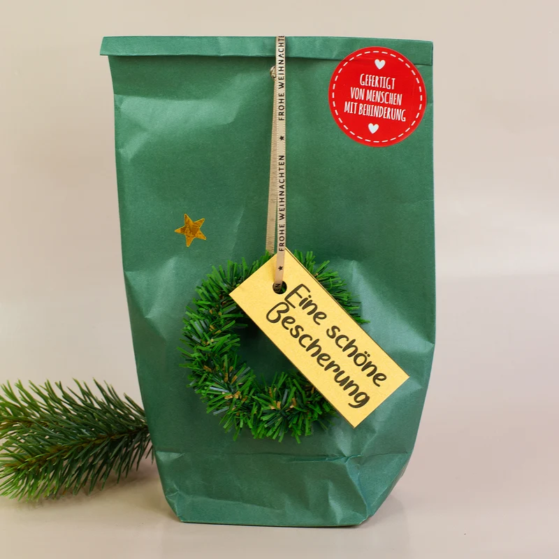 Wundertüte - Eine schöne Bescherung - kleine handgefertigte Überraschung für Weihnachten und Advent