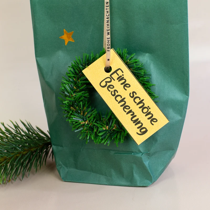 Wundertüte - Eine schöne Bescherung - kleine handgefertigte Überraschung für Weihnachten und Advent